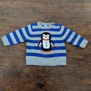 *Sold* Old Navy little boys penguin sweater